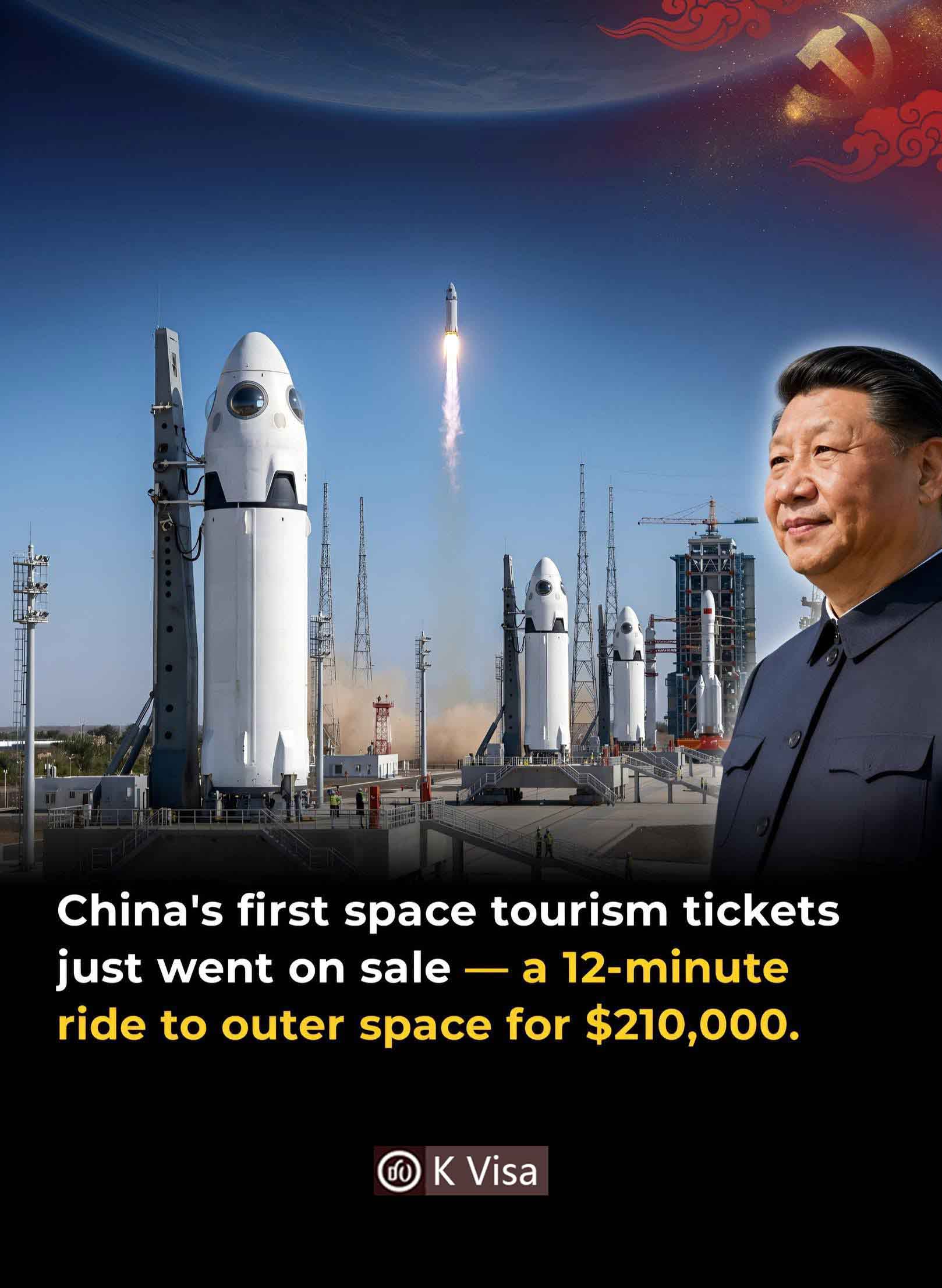 Space Tourism Ticket a 12-minute Ride to Outer Space